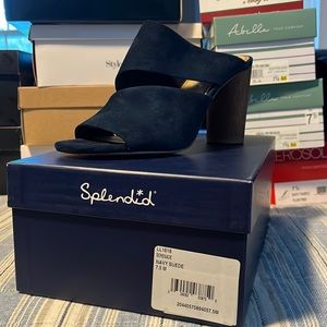 Splendid Navy Heels